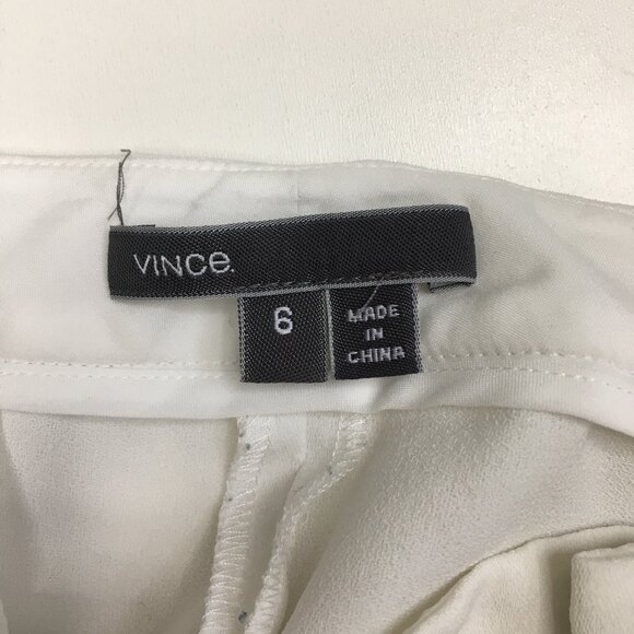 VINCE White Front Overlay Shorts - Picture 2 of 10